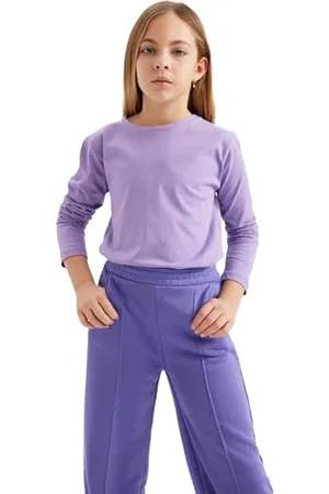 DeFacto Mädchen Langarmshirt - Vielseitige Auswahl an Langarmshirts Kinder - Langarmbodys und Longsleeve für Mädchen