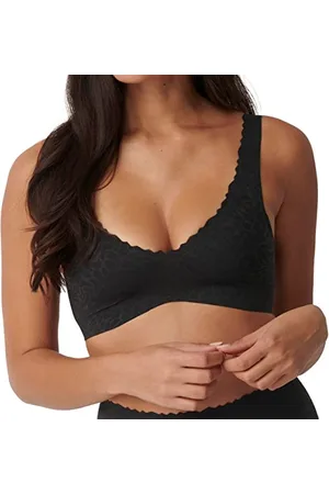 Sloggi Damen Zero Feel Lace 2.0 Bralette, BLACK, XL