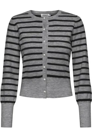 ONLY Damen Onlvalley Ls Pearl O-Neck Cardigan KNT Strickjacke, , Large