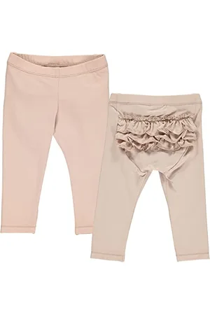 Müsli By Green Cotton Baby - Mädchen Cozy Me Frill Baby Casual Pants, , 56 EU