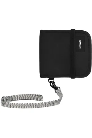 Pacsafe RFIDsafe V100, blockierender Geldgürtel mit RFID-Diebstahlschutz, - PAC10556_1_Noir/100