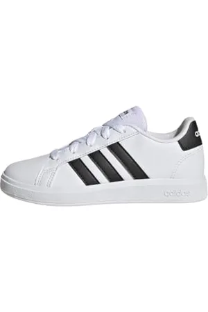 adidas Grand Court Lifestyle Tennis Lace-Up Shoes Tennisschuhe, Cloud White/Core Black/Core Black, 40 EU