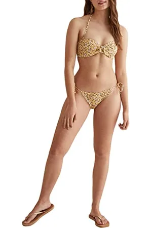 Women secret Damen Höschen Schnürung Print Bikini-Set, , L