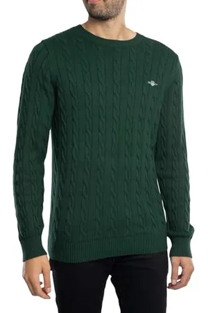 GANT Herren Cotton Cable C-Neck Pullover, , 3XL