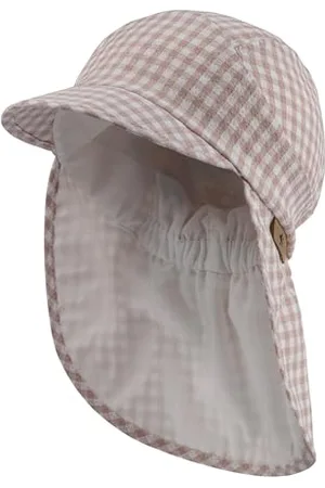 Sterntaler Mädchen Schirmmütze Mit Nackenschutz Vichy Karo, , 49 EU