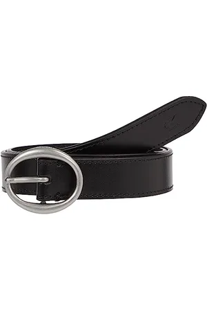 Calvin Klein Jeans Damen Gürtel Classic 2,5 cm Ledergürtel, , 80