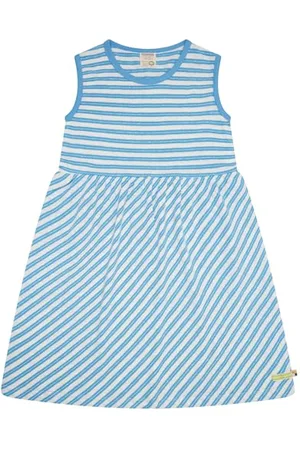 loud + proud Kleid Streifen mit Leinen, aus Bio Baumwolle, GOTS Zertifiziert