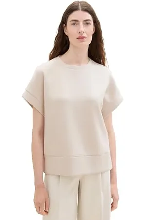 TOM TAILOR Damen Sweatshirt mit 1/2-Arm, , XL
