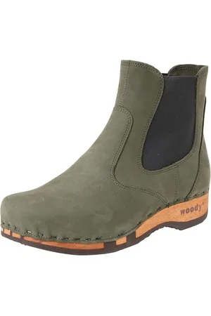 Woody Damen Jutta Stiefelette, Forest, 36 EU