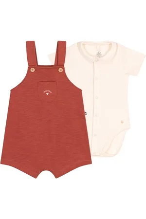 Petit Bateau Unisex Baby A09MP Latzhose, , 0-3 Monate