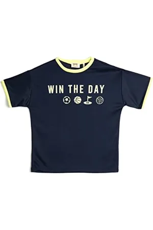 Koton Boys T-Shirt Printed Short Sleeve Crew Neck Cotton