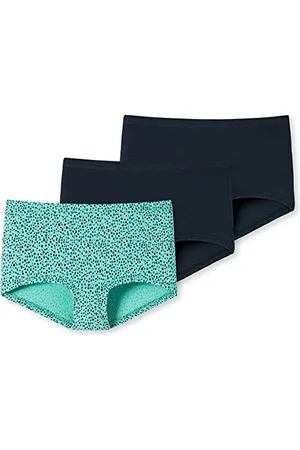 Schiesser Mädchen 3 PACK Unterwäsche Shorts weiches Bündchen - 95/5 Organic Bio Baumwolle - Größe 140 bis 176, , 164