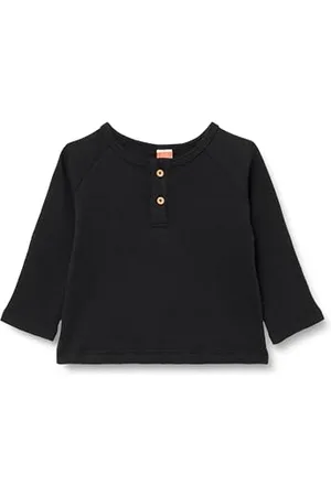 Koton Babyboy Lion King T-Shirt Long Sleeve Crew Neck Button Detail Textured Cotton