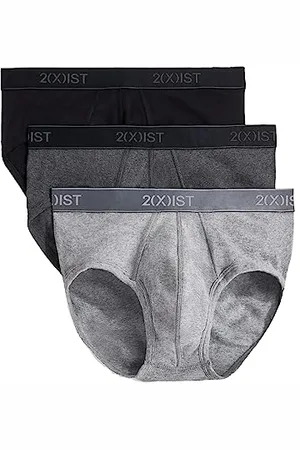 2Xist )IST Herren Essential Cotton Contour Pouch Slip 3er Pack, , X-Large