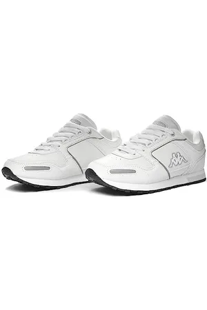 Kappa Unisex Logo Voghera 5 Walking-Schuh, Weiß Königsblau, 44 EU
