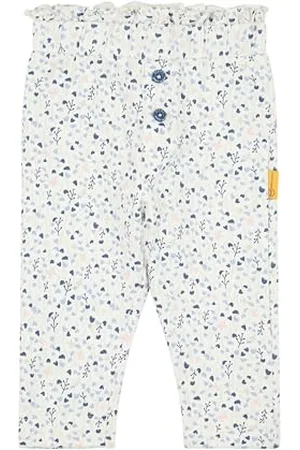 Steiff Baby - Mädchen Hose, Bequeme Passform, Butterfly, , 74
