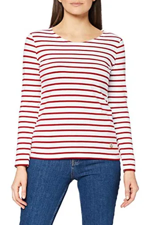 Armor.lux Damen Marinière plozévet Femme Langarmshirt, , 44 (Herstellergröße: 5)