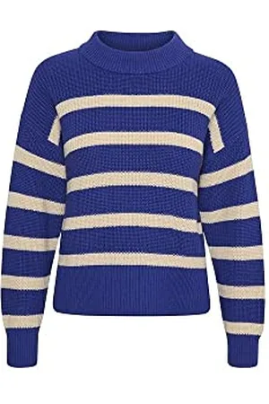 Part Two Damen RetaPW PU Langärmliger Pullover mit entspannter Passform, , S