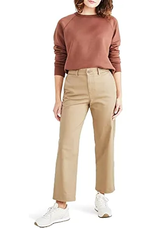 Dockers Damen High Waist Chino Straight Hose, , 32 EU