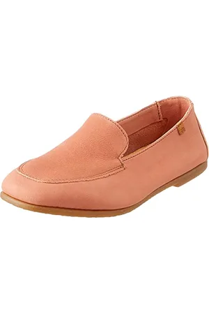 El Naturalista Damen häkeln Flacher Slipper, Rouge-Rot, 41 EU