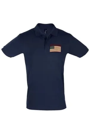 American College Unisex Herren Damen Manner Frauen Polo Shirt, , L