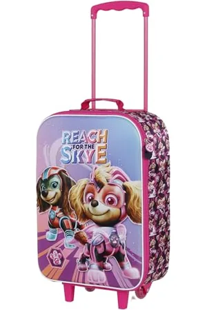 Paw Patrol Mighty-Soft 3D Trolley-Koffer, Rosa, 17 x 33 x 52 cm, Kapazität 26 L