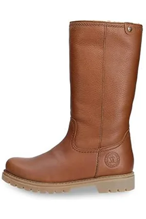 Panama Jack Bambina Damen Warm gefüttert Schlupfstiefel Langschaft Stiefel & Stiefeletten, Braun (Bark B11), 36 EU (3 Damen UK)