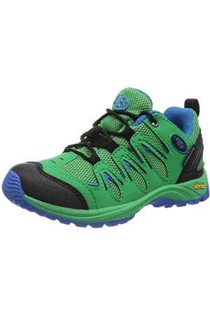 BRUTTING Expedition Kids Traillaufschuhe, grün/blau/schwarz, 35 EU