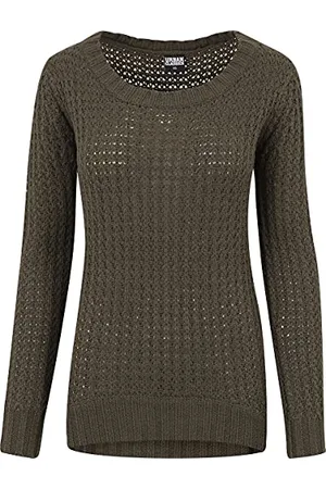 Urban classics Damen Damen Long Wideneck Sweater, , M