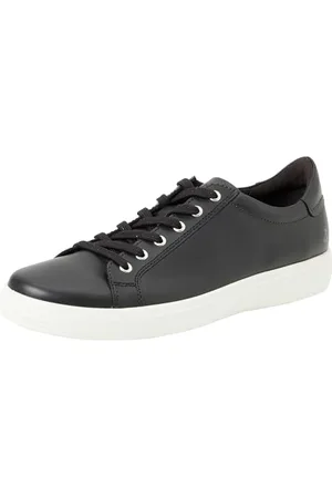 Ecco Herren Soft Classic Shoes, Black, 45 EU