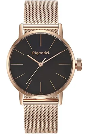 Gigandet Damen Analog Japanisches Quarzwerk Uhr mit Edelstahl Armband 2VNAG43/024
