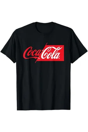 Coca-Cola Coca Cola Halbrotes, halb weißes Logo T-Shirt