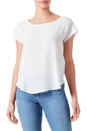 VERO MODA VMSAKI SS Zip TOP AOP WVN GA NOOS