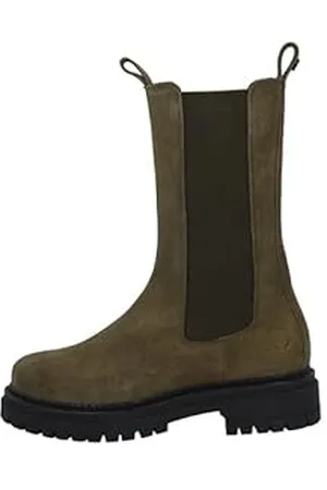 Cashott Damen CASHANNAH Chelsea High Cut Halblange Stiefel, , 36 EU