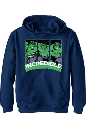 Marvel Jungen Avengers Classic Superunglaublicher Kapuzenpulli, , L