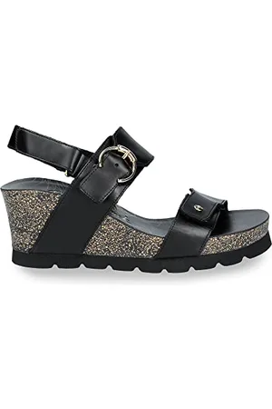 Panama Jack Damen Velvet Wedge Sandal, , 39 EU