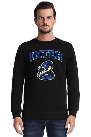 Inter FC nazionale Milano S.p.A. Felpa Girocollo Unisex-Adulto, Collezione Esclusiva Back to Stadium, Unisex-Erwachsene Unisex-Erwachsene Rundhals-Sweatshirt, offizielles Produkt, exklusive Back to Stadium-Kollektion, 100 % Baumwolle, geeignet fü