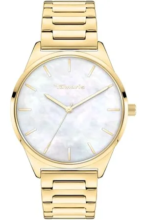 Tamaris Damen Analog Quarz Uhr mit Edelstahl Armband TT-0176-MQ