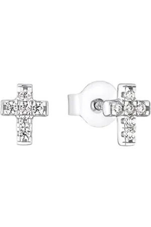 QS by s.Oliver Ohrstecker 925 Sterling Silber Mädchen Kinder Ohrschmuck