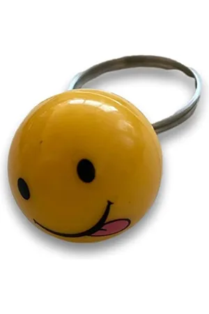 KUSTOM66 Schlüsselanhänger Smiley Zunge