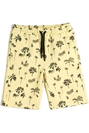 Koton Boyss Printed Pocket Detail Drawstring Cotton Shorts, , 11-12 Jahre EU