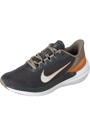 Nike Damen Air Winflo 9 Sneaker, DK Smoke Grey/METALLIC Silver-Olive Grey, 37.5 EU