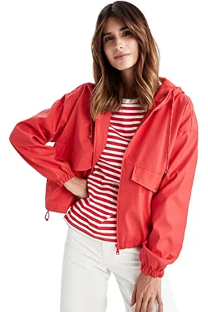 DeFacto Softshell RegenJacke für Damen RED,L