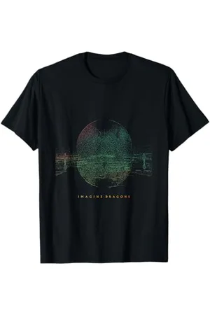 Imagine Dragons Offizielle Distress Fade T-Shirt - Unisex Erwachsene, , Kurzarm, Klein, Klassische Passform, Polyester