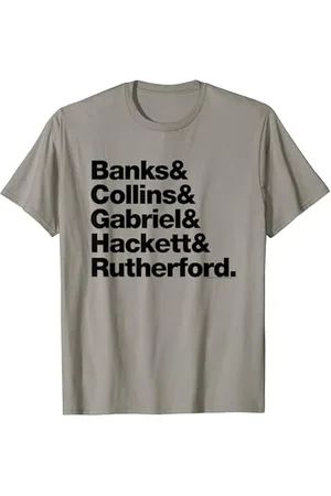 Genesis Benennt Banks Collins Gabriel Hackett Rutherford T-Shirt