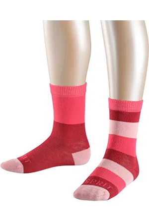 ESPRIT Unisex Kinder Block Stripe 2-Pack K SO Hausschuh-Socken, , 39-42 (2er Pack)