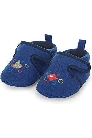 Sterntaler Baby-Krabbelschuh, Baby Jungen Hausschuhe, Blau (Blau 356), 15/16 EU (3-6 months Baby UK)