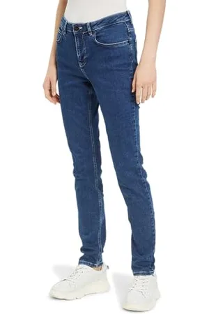 Tamaris Damen Apalit Jeans, Light Blue Denim, 44W / 32L EU