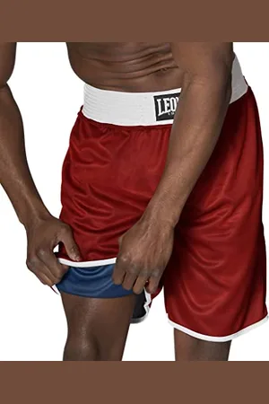 Leone Boxshorts, Rot/Blau, S, AB215