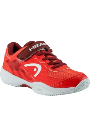 Head Sprint Velcro 3.0 Kids Tennisschuhe, Orange/Dunkelrot